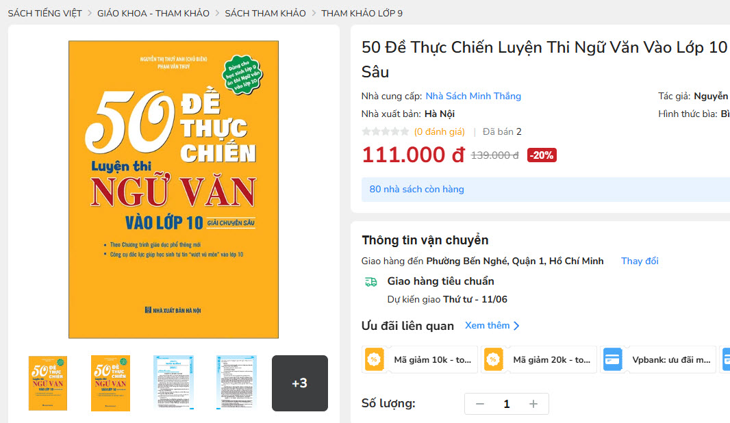 50 Đề Thực Chiến Luyện Thi Ngữ Văn Vào Lớp 10 - Giải Chuyên Sâu
