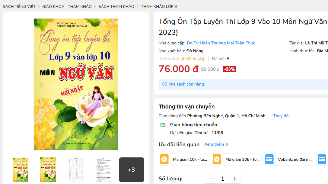 Tổng Ôn Tập Luyện Thi Lớp 9 Vào 10 Môn Ngữ Văn (Tái Bản 2023)