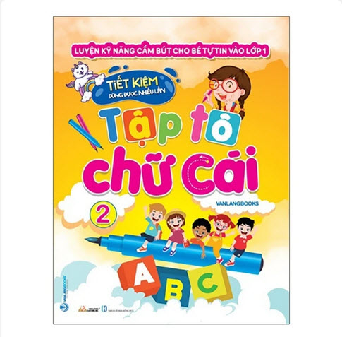 Luyện Kỹ Năng Cầm Bút Cho Bé Tự Tin Vào Lớp 1 - Tập Tô Chữ Cái - Tập 2