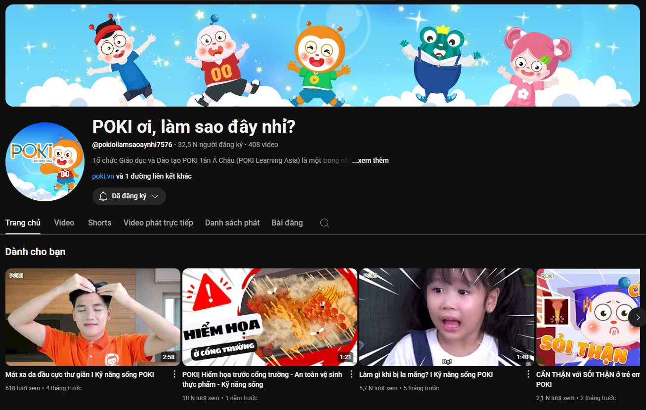 Kênh Youtube POKI ơi, làm sao đây nhỉ?