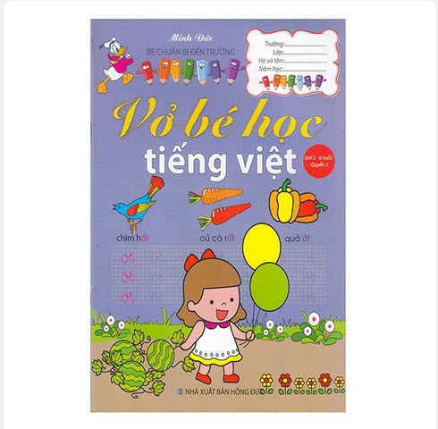 Bé Chuẩn Bị Đến Trường - Vở Bé Học Tiếng Việt (Trẻ 5 - 6 Tuổi) - Quyển 2