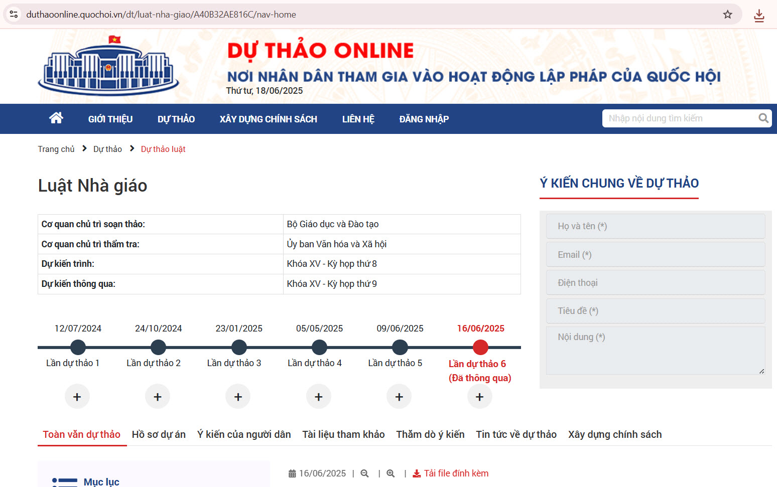 Những nội dung quan trọng trong LUẬT NHÀ GIÁO