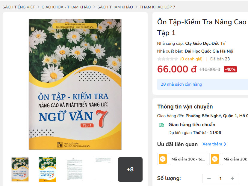 Ôn Tập-Kiểm Tra Nâng Cao Và Phát Triển Năng Lực Ngữ Văn 7 - Tập 1